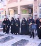 حضور کارکنان مرکزآموزشی درمانی افضلی پور در گلزار شهداء