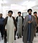 عیادت سادات روحانی از بیماران مرکز