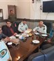 نشست مشترک مسئولین بیمارستان با نیروی انتظامی