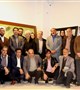 بازدید مسئولین و کارکنان بیمارستان از آثار استاد جمال الدین مودب